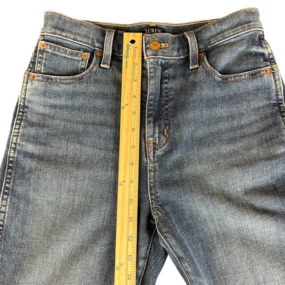 J.Crew Factory Jeans Women Sze 25 Blue High Rise Classic Casual Stone Wash Denim - Picture 11 of 11